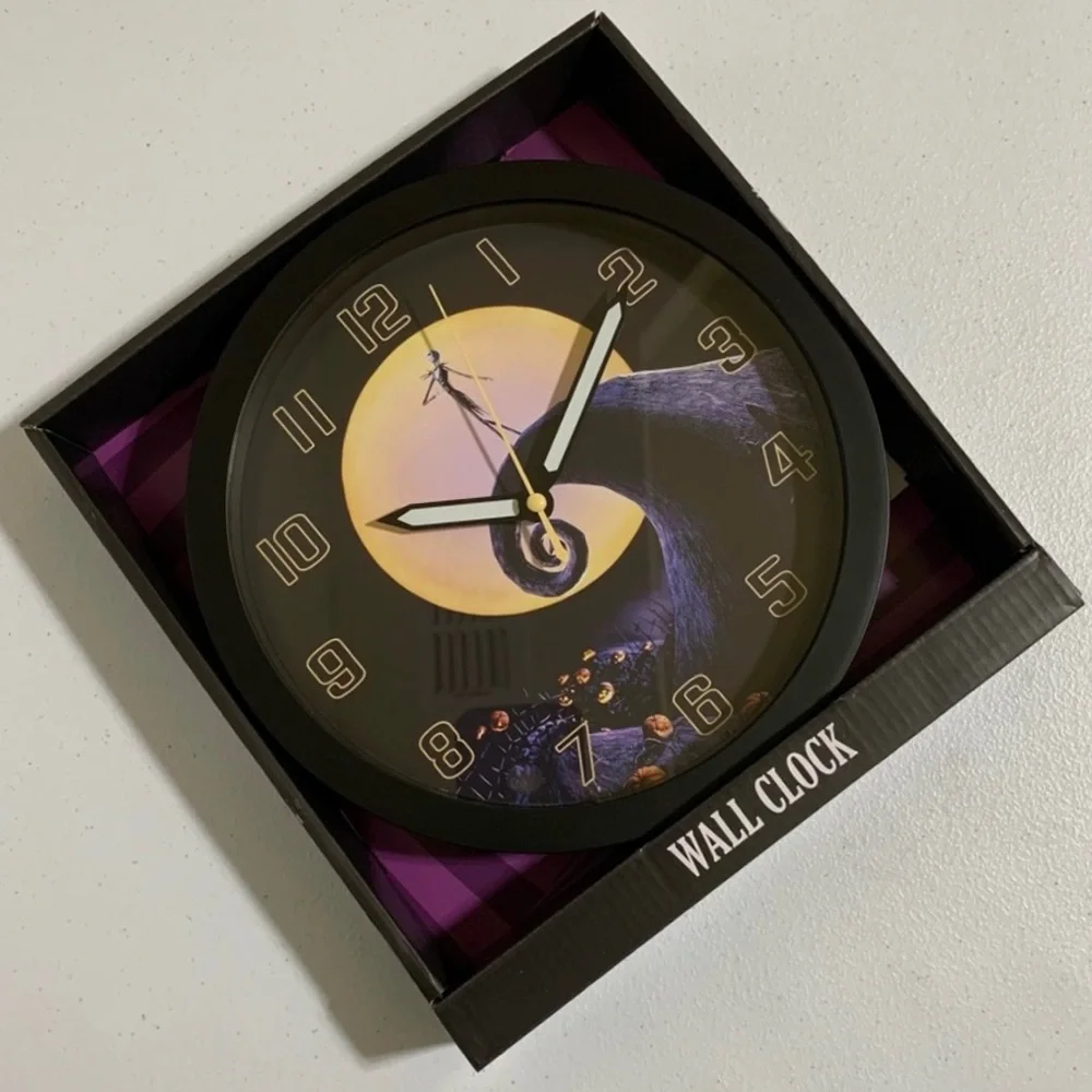 Disney's The Nightmare Before Christmas Analog Wall Clock-New in Box